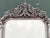 Wood 1970s French Artisan Louis XVI Silver Beech Wall Mirror For Sale - Image 7 of 10