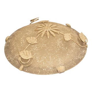 Flat Vintage Ceiling Lamp from Brilliant For Sale