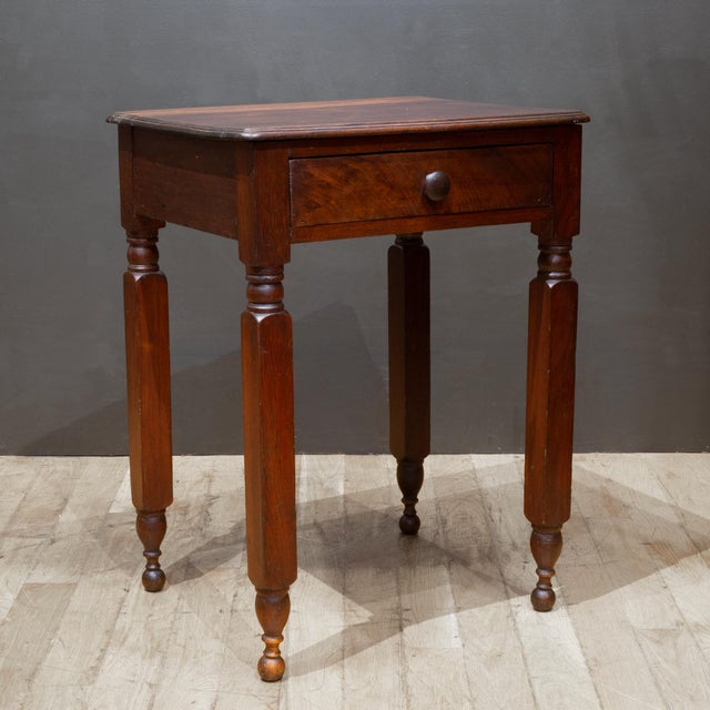 Victorian Antique Cherry Side Table c.1830 For Sale - Image 3 of 10