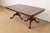 Brown Thomasville Chippendale Banded Flame Mahogany Double Pedestal Extension Dining Table, Newly Refinished For Sale - Image 8 of 15