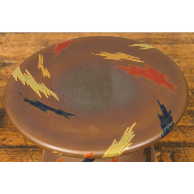 Contemporary Contemporary Chinese Artisan Glazed & Hand Painted Garden Seat For Sale - Image 3 of 10