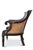 William IV Hardwood Cane Bergere Library Armchair with Scrolled Arms For Sale - Image 4 of 11