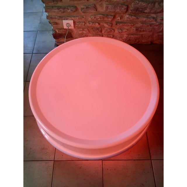 Orange Vintage Table Lamp Ilumesa by Verner Panton, 1968 For Sale - Image 8 of 11