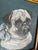 Original Vintage Oil on Canvas Painting of a Pug, Framed and Signed by the Artist For Sale - Image 4 of 5