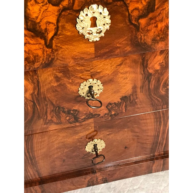 Wood Biedermeier Chest of Drawers, Germany 1820 For Sale - Image 7 of 10