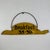 A whimsical vintage yellow wood sign circa Early - Mid 20th Century, advertising breakfast for 30-50 cents. Not a bad deal...