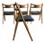 CH29 Sawbuck Dining Chairs by Hans J. Wegner for Carl Hansen & Son, Denmark, 1950s, Set of 4 For Sale