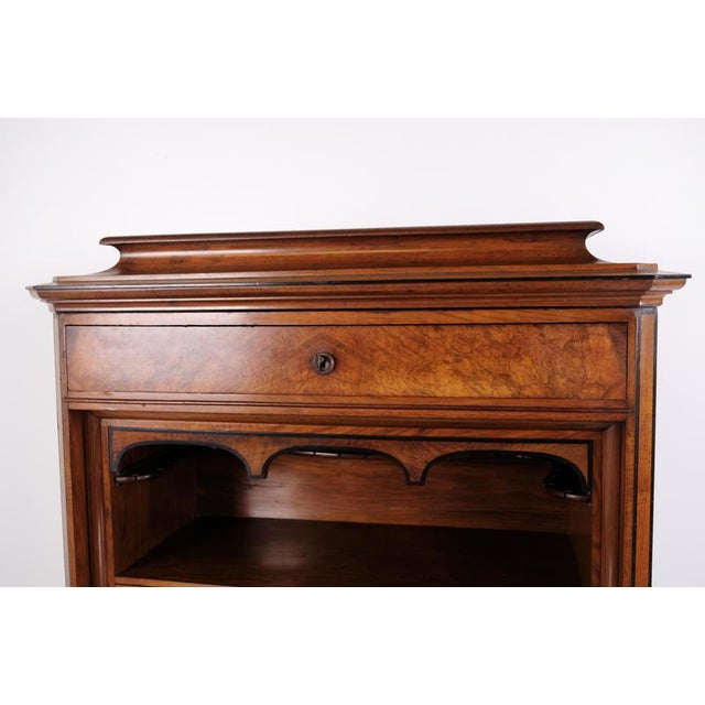 Antique Mahogany Secretaire with Four Drawers, 1840s For Sale - Image 4 of 14