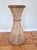 Vintage Hand Woven Wicker Plant Stand Tall Pedastal 1970's Boho Cottage For Sale - Image 4 of 11