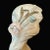 Large Vintage Hand Carved Wood Lady Bust - Paris Apartment - Chippy Shabby Chic For Sale - Image 4 of 6
