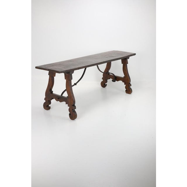 Antique Baroque Oak Table, 1760 For Sale - Image 6 of 15