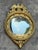 Wood Antique Federal Convex Eagle Mirror Gold Gilt Americana Bullseye Wall Mirror For Sale - Image 7 of 11