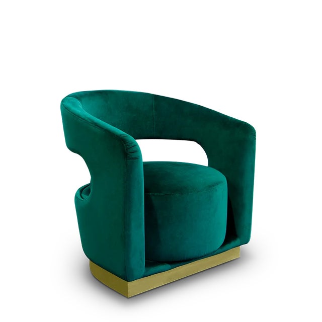 Not Yet Made - Made To Order Ellen Armchair by Essential Home For Sale - Image 5 of 5