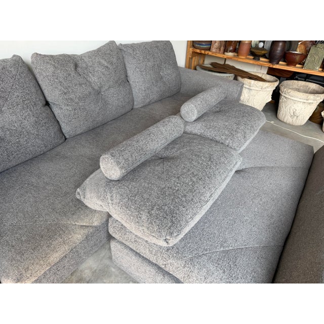 Gray Roche Bobois Paris “Préface” Modern Modular Sectional Sofa – 3 Pieces For Sale - Image 8 of 17