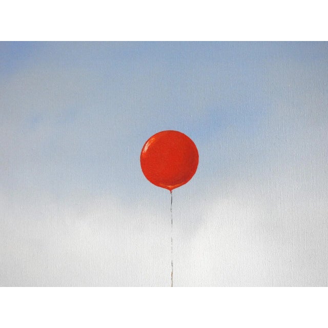 Red Balloon Oil Painting by San Franciscan Artist John Boyd May For Sale In San Francisco - Image 6 of 10