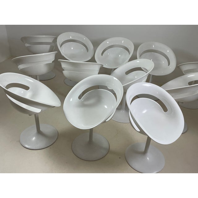 1970s Tina Swivel Chairs by Arik Levy for Softline, Italy, 1979, Set of 12 For Sale - Image 5 of 15