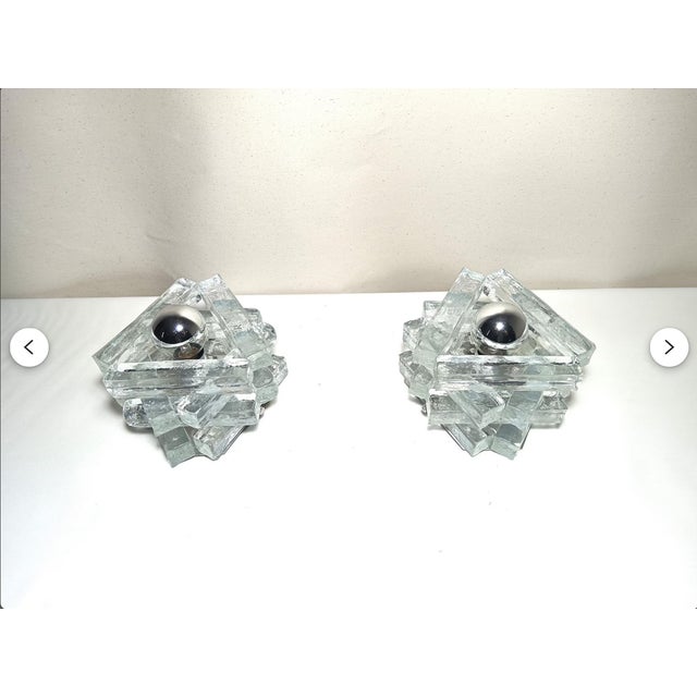 Murano Glass Table Lamps from Poliarte, Set of 2 For Sale - Image 11 of 12