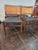 1950s Mid - Century Danish Modern Walnut Set 4 Chairs Xtra Large For Sale - Image 5 of 5