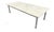Vintage White Marble Coffee Table, 1960s For Sale