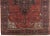 Antique Farahan Sarouk Handmade Oriental Red & Navy Rug For Sale - Image 4 of 11