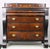 Original Empire chest of drawers circa 1840. Painted sides and rails with Farrow and Ball black paint. Original mahogany...