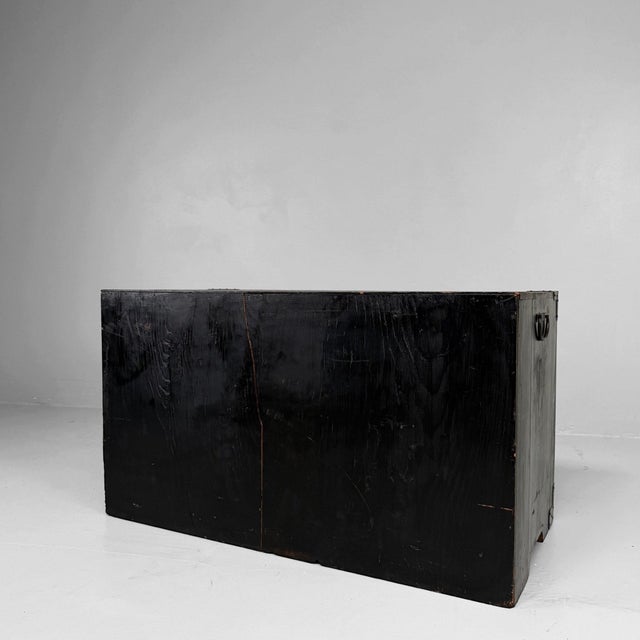 ​Low Japanese Tansu Chest of Drawers, 1890s For Sale - Image 12 of 13