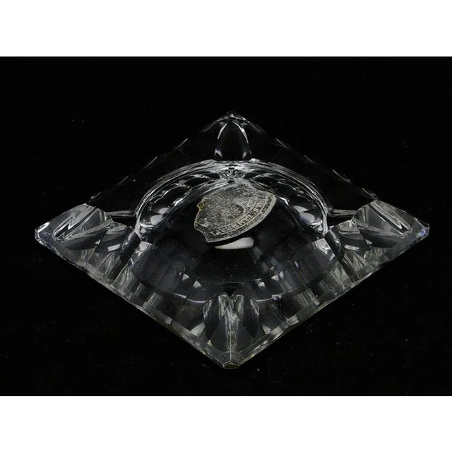 Postmodern Art Deco Ashtray from Val Saint Lambert, Belgium, 1950s For Sale - Image 3 of 6