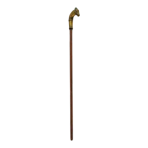 Antique Brass Horse Head Walking Stick