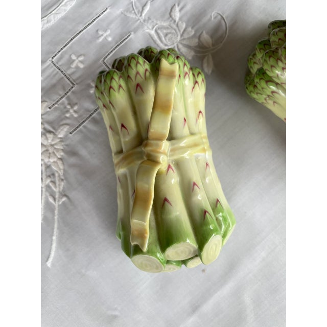 Instant collection! These three asparagus bownd with ribbon are boxes by Herend. Each is beautifully hand painted. Two...