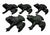 Metal Mid 20th Century Set of 5 Cast Iron Frog Place Card Holders or Garden Table Accents For Sale - Image 7 of 7