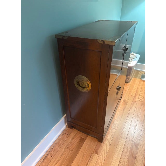 Chinese 1950's Mahogany Silver Chest From China For Sale - Image 3 of 8