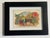 Spanish Antique Spanish Embroidered Postcards Framed - Set of 3 For Sale - Image 3 of 8