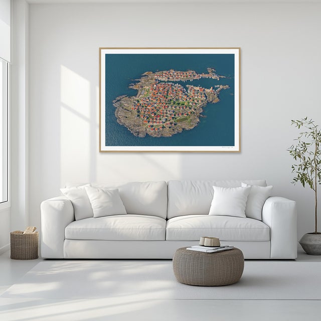 Bernhard Lang, AV_Archipelago_001 Aerial View, 2025, Print For Sale - Image 6 of 9