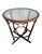 Mid-Century Modern Mid-Century Style Bamboo and Woven Rattan Side Table For Sale - Image 3 of 9