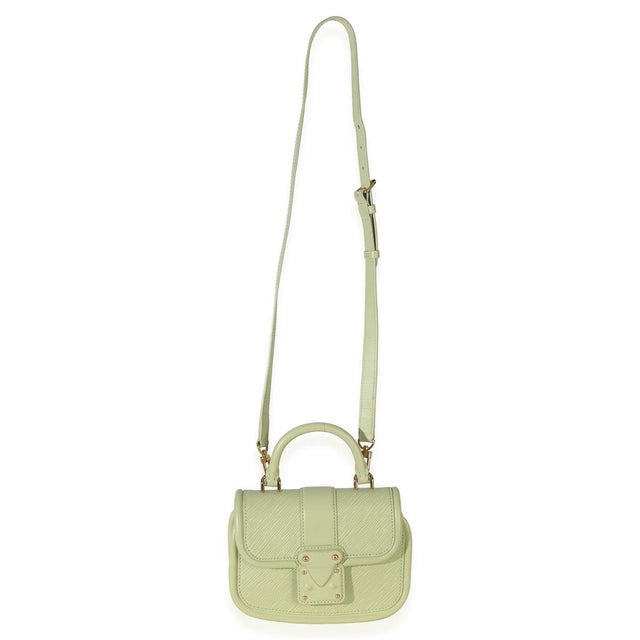 Green Vert Noto Epi Leather Hide and Seek Crossbody For Sale - Image 8 of 9