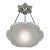 French Art Deco Pendant Light by Degue 1920s France - 2 Available For Sale