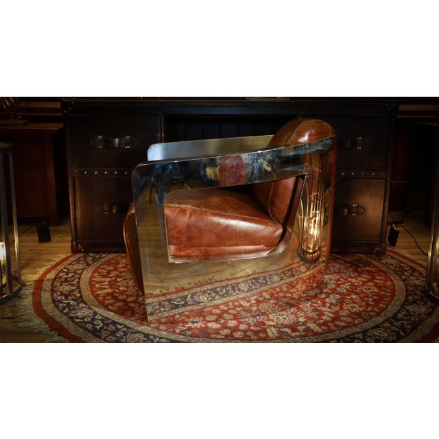 Mars Aviator Rocket Leather Chair by Timothy Oulton, 2010s For Sale - Image 6 of 18