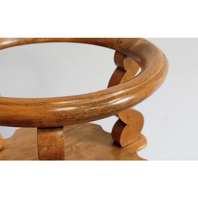 White Small Athénienne in Solid Light Wood, Late 19th Century For Sale - Image 8 of 18