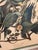 Framed Audubon Carolina Parrot Reproduction in Antique Painted Frame For Sale - Image 10 of 12