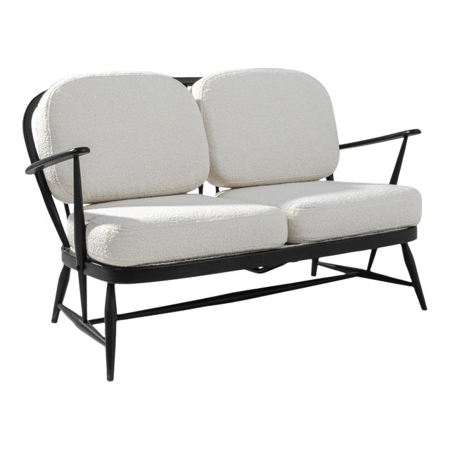 Mid-Century Modern British Loveseat by Ercol For Sale