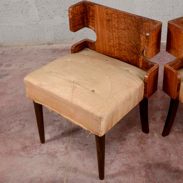 Art Deco Armchairs, Italy, 1920s, Set of 2 For Sale - Image 10 of 18