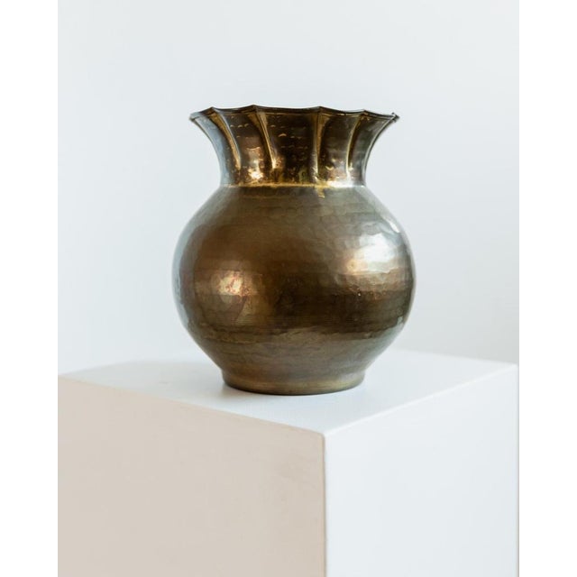 Vintage Brass Vase, 1960s For Sale - Image 3 of 10
