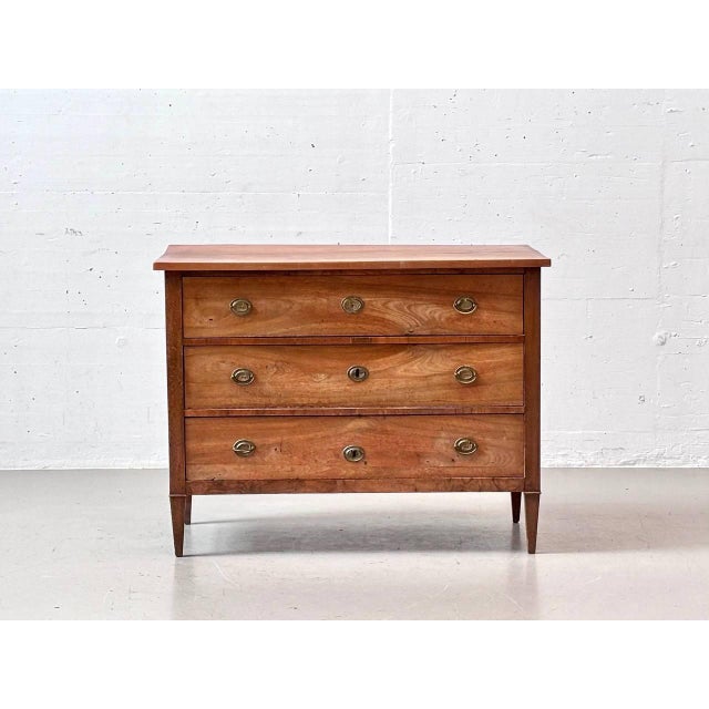 Early 20th Century Antique Neoclassical Chest of 3 Drawers For Sale - Image 12 of 17
