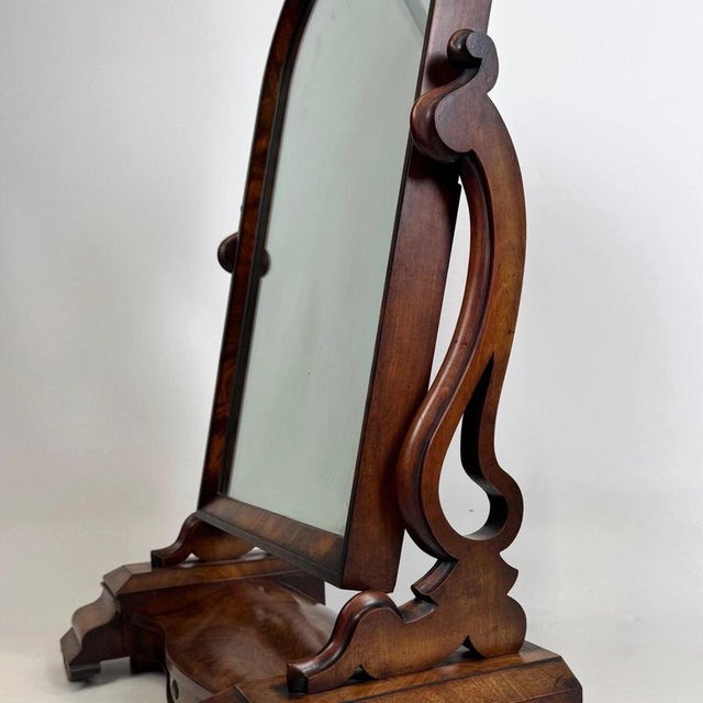 Antique English Mahogany Dressing Mirror, 1870s For Sale - Image 13 of 16