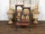 Anglo-Indian 1930s Black Painted Tiered Shelf with Carved Scrolling Foliage For Sale - Image 4 of 11