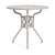 Brown Jordan Brown Jordan Venetian 30" Round Dining Table, Dove frame For Sale - Image 4 of 11