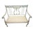 Hand‑Painted Vintage Gustavian Style Two‑Seater Settee — Designer/Statement Piece For Sale - Image 11 of 11