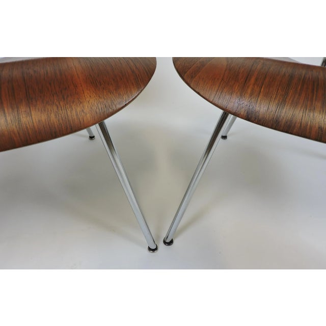 Brown Early First Edition Eames Walnut Lcm Chair for Evans - a Pair For Sale - Image 8 of 13