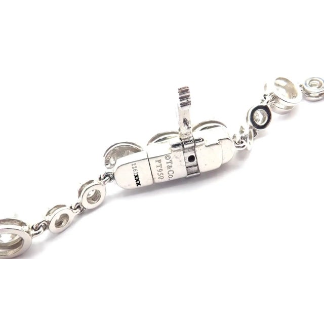 Mid 20th Century Tiffany & Co. Jazz Diamond Lariat Drop Platinum Necklace For Sale - Image 13 of 13