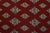 Bokhara Jaldar Rug 8’1” X 10’4” Red Wool Tribal Hand-Knotted Oriental Carpet For Sale - Image 9 of 13